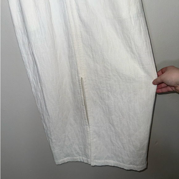 Mara Hoffman Sculptural Sleeve Monet Midi Dress Ivory/White Size 2 Bridal - Picture 7 of 10